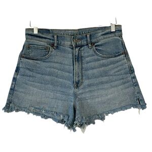 American Eagle Highest Rise 90s Boyfriend Shorts Size 8 Women's Cutoffs Denim